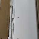 VASAGLE Small Storage Corner Floor Cabinet with Door, 7.9 x 7.1 x 31.5 Inches, Narrow Toilet Paper Storage Holder, Adjustable Shelves, for Bathroom, Living Room, Small Spaces, Cloud White UBBC310W01