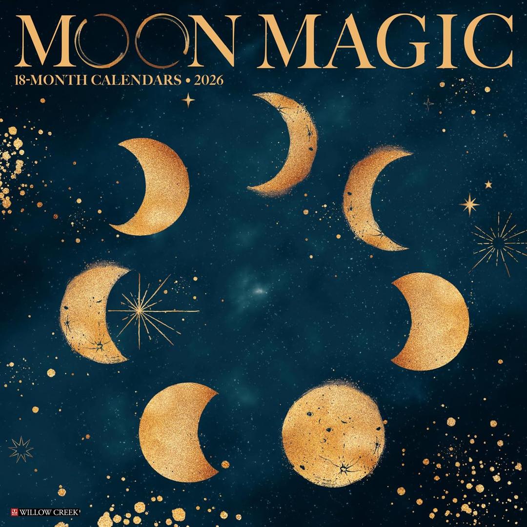 Moon Magic 2026 Wall Calendar