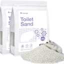 Niteangel Training Litter Potty Sand - Hamster Sand Bath for Syrian Dwarf Hamsters Gerbils Mice Lemming Degus or Other Small-Sized Pets (1.4 L x 2 - Purple Label)