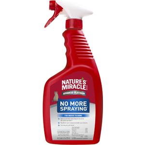 Nature's Miracle Advanced Platinum No More Spraying, 24 Ounces, Helps Discourage Repetitive Cat Spraying (New - 24 oz)