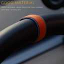 Steering Wheel Correction Marker Decoration Sticker for Tesla Model Y/3, Suede Soft Steering Wheel Center Stripe Steering Wheel Cover for Spinning Parking U-Turn
