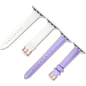 3 x Color-Changing Outdoor Smart UV-Sensing Sports Band (White to Pink) (44/45/46/49/42mm(Series 3 2 1))