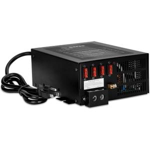 100A RV Power Converter 110VAC to 12VDC RV Converter 100Amp RV Power Converters Built-in 4 Stage Smart Battery Charger for Lithium Batteries RV Converters Fully Adjustable Output from 13V to 16.5V