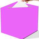 4 x Purple and Silver Graduation Card Box for Class of 2026, Congrats Grad Card Box for Graduation Party Supplies Party Favors