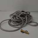 SPECILITE 50 ft 304 Stainless Steel Garden Hose Metal Heavy Duty Water Hose, Flexible Water Hose Pipe with 3/4" Solid Brass Connectors, No-Expandable Garden Hoses with Rubber Grip for Yard, Outdoor