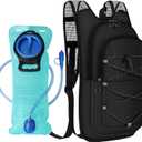 MIYCOO Hydration Backpack - Lightweight Water Backpack with 2L Water Bladder Bag, Running Hydration Vest Backpack for Men Women, Hydration Pack for Hiking, Cycling, Climbing (10L, Black)