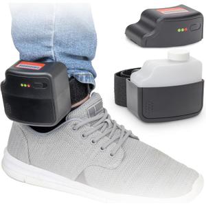 GoPong Ankle Monitor Flask (5 oz) - Hidden Alcohol Flask - Funny Liquor Gift for House Arrest Bracelet Prop
