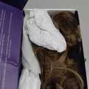 HAIRCUBE 136 Glueless Lace Front Wavy Wig, 26 Inch Lace Synthetic Wigs for Women Ash Brown Color