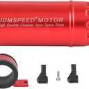 Universal External In Line Fuel Pump High Pressure With Mounting Bracket Clamp 12V Gasoline Fuel Injection Pump Replacement 0580464070 0580453911 0580463017 Red Electric Injection Systems