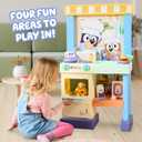 Bluey Kitchen Play Set for Kids Ages 4-8, 3ft Tall Pretend Kitchen Playset Stove, Sink, Oven & 20+ Accessories Chef Hat, Kid Play Kitchen, Medium
