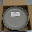 Grow Forward Premium Wheat Straw Plates - 10 Inch Reusable Hard Plastic Dinner Plates Set of 8 - Unbreakable Microwave Safe Plates for Dessert, Camping, RV, Outdoors, Patio, Kitchen Dishes - Feather