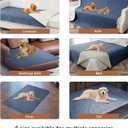 Waterproof Dog Blanket, Washable Anti-Slip Pet Couch Covers for Sofa,Pet Hair Resistant Blankets Bed Chair Furniture Couch Protector for Dogs-82x82,Blue