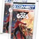 2 Pack Clear Acrylic Comic Book FramesWall Mount or Tabletop Display Case for 10.2"  6.7" Comics, Floating-Style Comic Book Display Frame with Hardware, Dust-Resistant Comic Wall Display