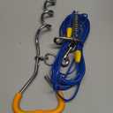 Petbobi Dog Tie-Out Cable and Stake - 20ft Heavy Duty Cable with Spring, No Tangle, 16in Ground Stake, Ideal for Yard, Camping and Beach, Suitable for Small Medium Large Dogs Up to 120 lbs, Blue