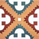 Spanish Portuguese Azulejo Peel and Stick Kitchen & Bathroom Backsplash Decals Tile Stickers Set of 16 pcs (5.9, 69)