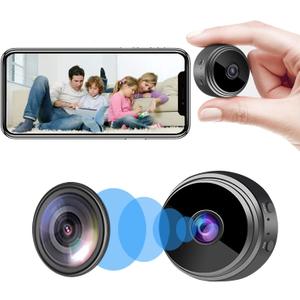 Small Camera for Spying WiF Hidden Camera Secret Room Camera Mini Spy Camera Home Security House Video Recording Remote View Phone App Control