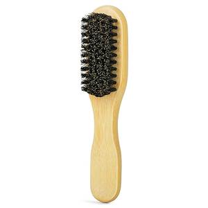 Slick Back Hair Brush - Soft Bristles for Laying Down Edges & Glossy Finish | Mini/Trave Boar Bristle Brush to Style, Polish & Smooth Frizz for Baby Hair and Sleeks Ponytails/Buns