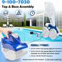 9-100-7030 Top & Base Assembly Replacement for Polaris Vac-Sweep 380/360 Models Pool Cleaners, for All Older and Newer Style