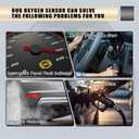 LSU 4.9 Wideband O2 Oxygen Sensor Compatible with AEM 30-4110 30-0300 30-0310 X-Series AFR Controllers | Replaces Bosch 17025 0258017025 | 5-Wire UEGO Air Fuel Ratio Sensor Universal Fit