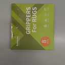 Rabenda 8 Pcs Grippers for Rugs, Non Slip Rug Pads for Hardwood Floors and Tiles, Reusable Rug Tape for Area Rugs, Dual Sided Adhesive Rug Pad Gripper Keep Corners Flat(Black)