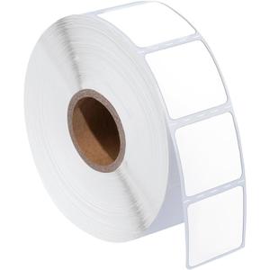 Spartan Industrial - 1" X 1" Square Direct Thermal Labels (1375 Count, 1 Roll) - QR Code Stickers, Price Tags, Barcode Labels for Inventory - Compatible with Zebra Printers, NOT Rollo Compatible