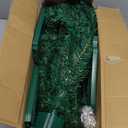 Remote 8 Mode & Timer 4 Ft Mini Christmas Tree with 100 Warm White & Multi Color Change Lights 18 DIY Balls Ornaments 3D Star Battery Operated Small Xmas Tree Table Indoor Holiday Party Decor (Green)