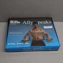 Ally Peaks Pull Up Bar for Doorway | Thickened Steel Max Limit 440 lbs Upper Body Fitness Workout Bar| Multi-Grip Strength for Doorway | Indoor Chin-Up Bar Fitness Trainer for Home Gym Portable (silver2)