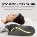 Cervical Neck Pillow - Ergonomic Side Sleeper Pillow, Neck Support Ergonomic Pillows Side Sleeper Pillow, for Side, Back, Stomach Sleepers