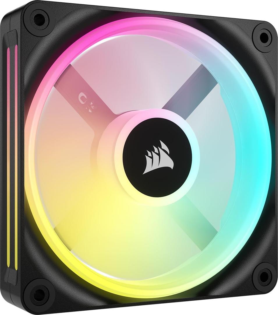 Corsair iCUE Link QX120 RGB 120mm Magnetic Dome RGB Single Fan - Black