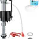 Saillong Toilet Float Replacement Kit, Universal Toilet Flusher Replacement Kit and 2 Inch Flapper Replacements, High-Performance Tank Water Control and Fill Valve (1 Set)