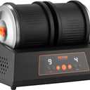 VEVOR Rock Tumbler Kit, 8 lbs Rock Polishing Kit, 4 Speed Settings 9-Day Polishing Timer Stone Polishing Kit, Double Barrel Rock Polisher with Adapter, Rock Polisher for Adults and Kids (Brushless Motor)