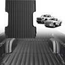 TripleAliners Truck Mat for 2007-2018 Chevy Silverado/GMC Sierra 1500&07-19 2500 HD&11-19 3500HD 6.6FT Accessories, Truck Bed Mat Heavy Duty Custom Fit All Weather TPE Pickup Liner, 2007 New Body Only