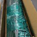 Garden Fence,Snow Fence,Plastic Safety Fence+25 Steel Plant Stakes,Patio Snow Fence 40 Inches X 100 Feet Green Plastic Garden Netting and 25 4-Foot Stakes