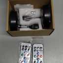 LEASTYLE Wireless Spotlight Indoor,Battery Operated Grow Light for Plants with Remote, LED Cordless Dimmable Picture Lights for Wall Paintings Artwork Display(2 Pack)