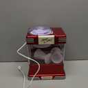 Nostalgia Snow Cone Shaved Ice Machine - Retro Table-Top Slushie Machine Makes 20 Icy Treats - Includes 2 Reusable Plastic Cups & Ice Scoop - Retro Red