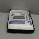 YEMYHOM Couch Cover Latest Jacquard Design High Stretch Sofa Chair Covers for Living Room, Pet Dog Cat Proof Armchair Slipcover Non Slip Magic Elastic Furniture Protector (Small, White) (Small (31"-46"))