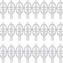 50 Pieces Fishing Slip Cast Spin Floats Fishing Casting Bobbers Spin Float Slip Cast Spin Float Tackle Accessories