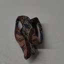 Boho Steering Wheel Cover Elastic Microfiber for Women, Universal Fit 15 inch Car SUV, Hippie Style Protector Cover, Anti-Slip, Breathable, Absorbing Sweat - 04 (Brown)