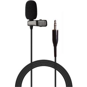 Pro Lavalier Microphone Lapel Microphone 3.5mm (1/8'') TRS Unidirectional Condenser Mic for PC Camera Voice Amplifier Wireless Transmitter, Ideal for Lectures, Podcasts