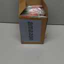 Janlaugh 100 Pcs Christmas Paper Photo Frames 4x6 Red and Green Paper Picture Frame with 100 Clip 10 String Kit DIY Hanging Cardboard Photo Holder Christmas Wall Decor Wedding Home