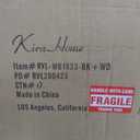 Kira Home Asher 23" 3-Light Farmhouse Vanity/Bathroom Light + Conic Glass Shades, Bleached Oak + Galvanized Steel Finish