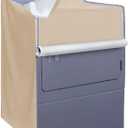 MBOOM Washer and Dryer Covers, 600D Oxford Waterproof Dust-proof Washer Cover, Full Protection, Suitable for Front-loading Washing Machines and Top-loading Washing Machines, 29W x 28 D x 40H (Khaki)