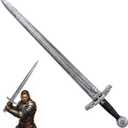 Medieval Knight Sword LARP Soft Sword for Halloween Cosplay
