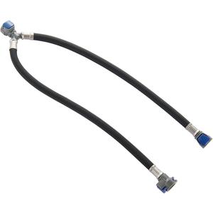 Quick Connect Faucet Hose Replacement Hot & Cold Water Mixer Line for Widespread Faucet with Snap-in Fast Lock, Bathroom 3 Holes Faucet Quick Connect Hose, QCH001