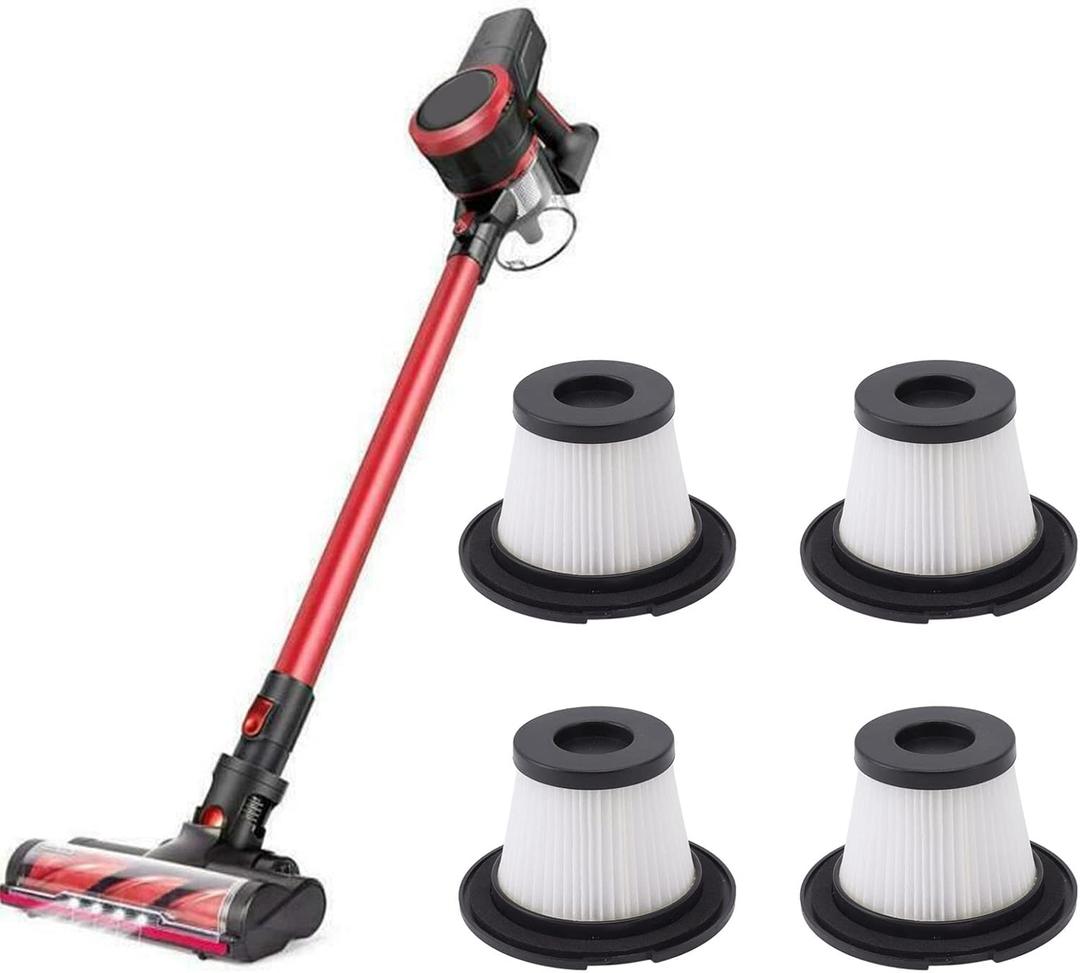 Vacuum Cleaner Replacement Filters, 4Pcs Washable Vacuum Filter Replacement Handheld Vacuum Filters Detachable Filter for K17 N6s