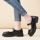 Mary Jane Shoes Women Mary Janes for Women Platform Ladies Non Slip Chunky Maryjane Flats Shoe Casual Dress Comfortable School Shoes. 9.5 Size