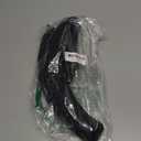 Ouzorp Car Steering Wheel Cover, Microfiber Leather Steering Wheel Covers with Anti-Slip Lining, Universal 14.5-15 inchs Black