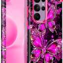 Casetego for Galaxy S24 Ultra 5G Case,Glow in The Dark Three Layer Heavy Duty Sturdy Shockproof Full Protection Rugged Hard PC+Soft TPU Bumper Case for Samsung Galaxy S24 Ultra 6.8 inch, All Hot