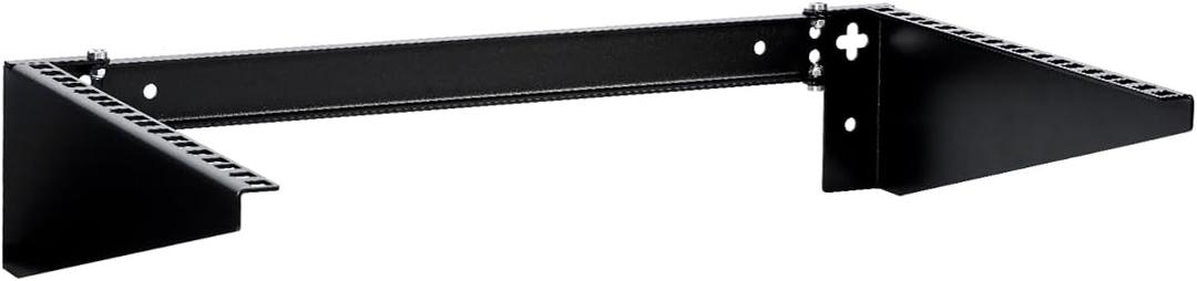 RackPath 6U Vertical Wall Mount Rack - Heavy Duty 125lbs Capacity Vertical Mounting Bracket (6U)