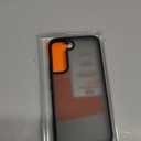 TORRAS Shockproof Galaxy S22 Case, [Military Grade Drop Tested] Translucent Matte Hard Back & Soft Edge Slim Protective for Samsung S22 Case Guardian Series, Black